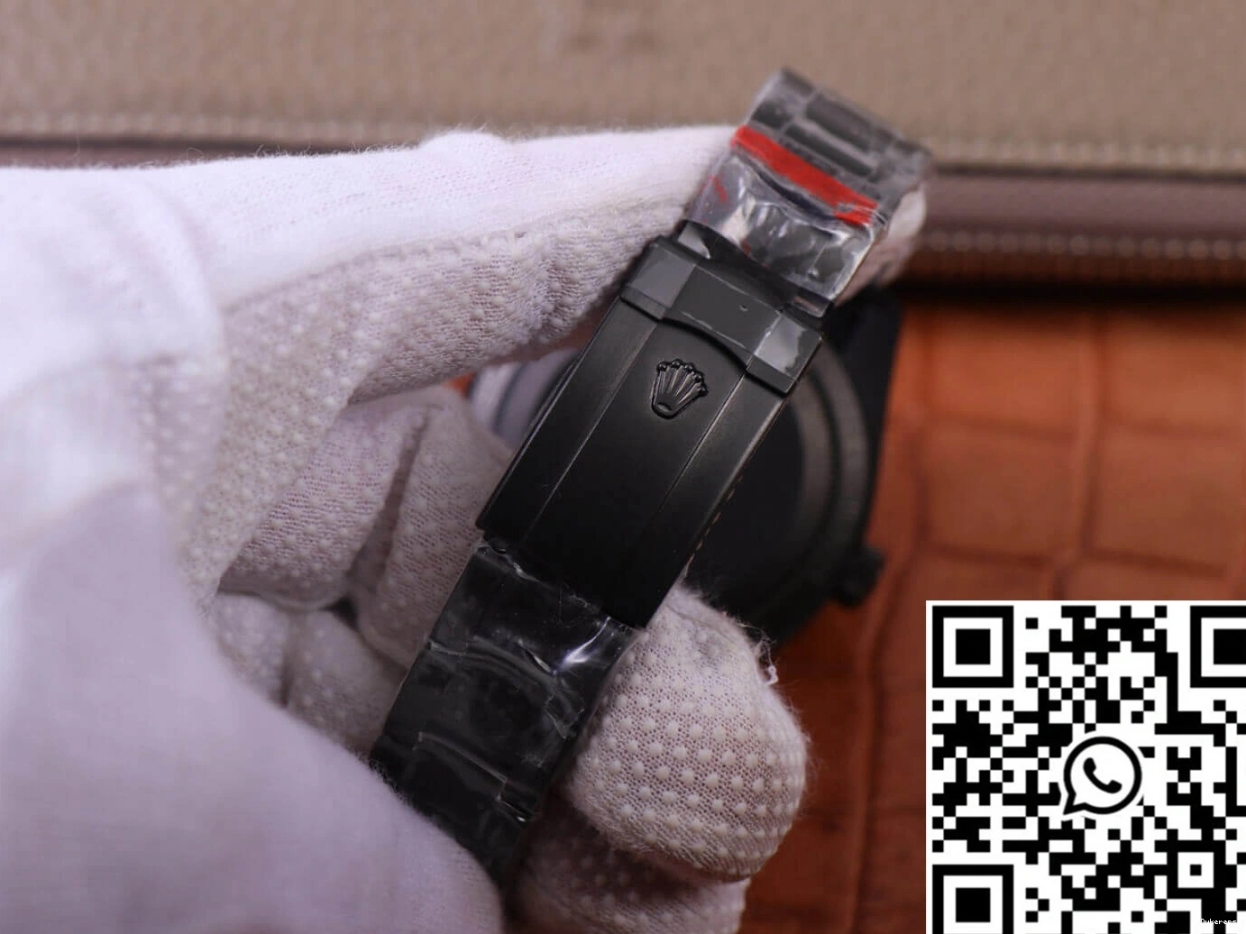 case Label Base Black LNT01HS-001 Design Replica Noir Rolex Milgauss watch Factory 116400 JB 0407